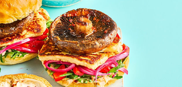 4 fully-loaded burgers to fill the family
