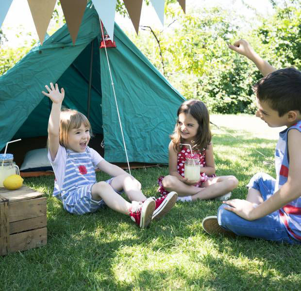 How to have a camping holiday at home