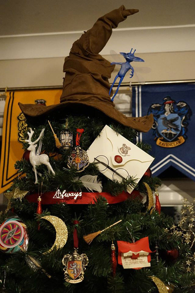 This Harry Potter Christmas tree is ab