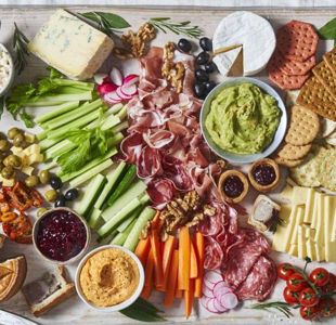 Grazing boards are the ultimate festive party sharer