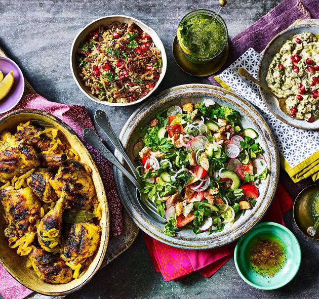 Feast on the Middle East with this delicious menu inspired by the region