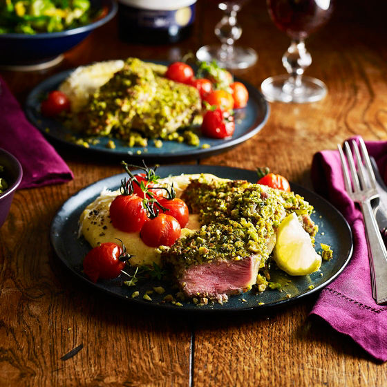 This totally decadent dinner party menu is perfect for a cosy night in