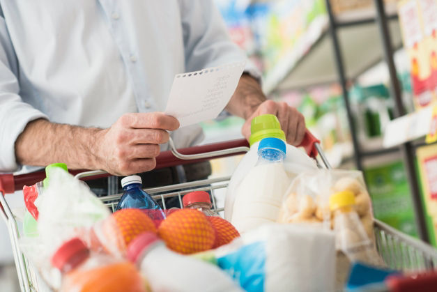 How to avoid overspending when food shopping for two
