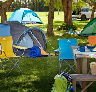 Everything you need for a family camping holiday